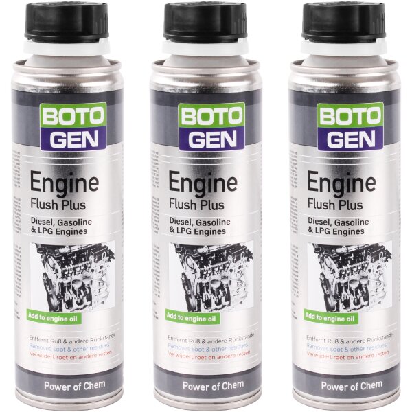 3x BOTOGEN Engine Flush Plus Motorspülung, 300mL