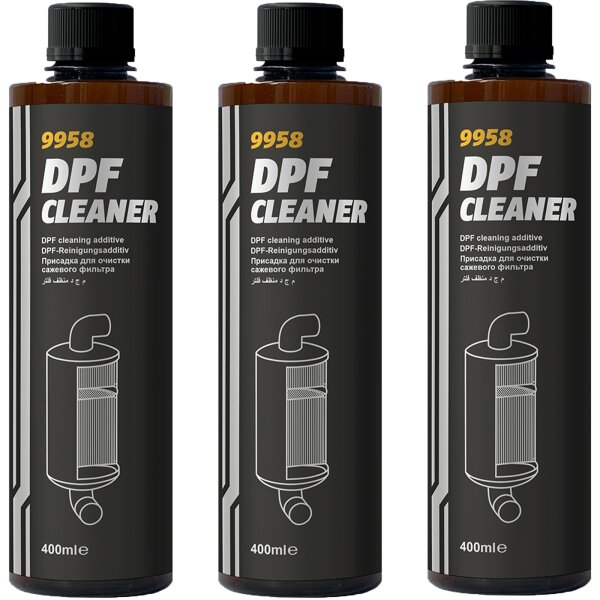 3x MANNOL DPF Cleaner, 400 ml