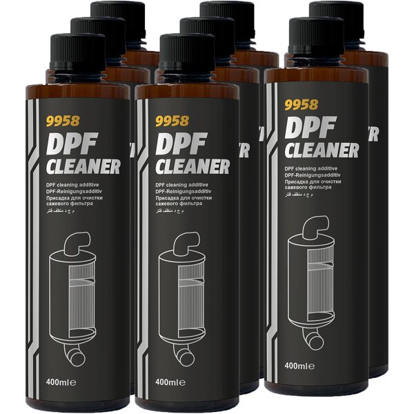 8x MANNOL DPF Cleaner, 400 ml