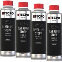 4x TECPO Öl-Verlust Stop Additiv, 300 ml