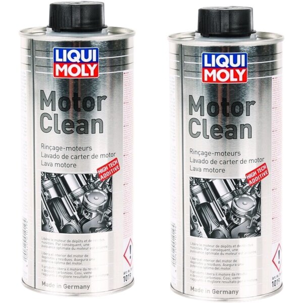 2x LIQUI MOLY 1019 Motor Clean Öladditiv, 500 ml