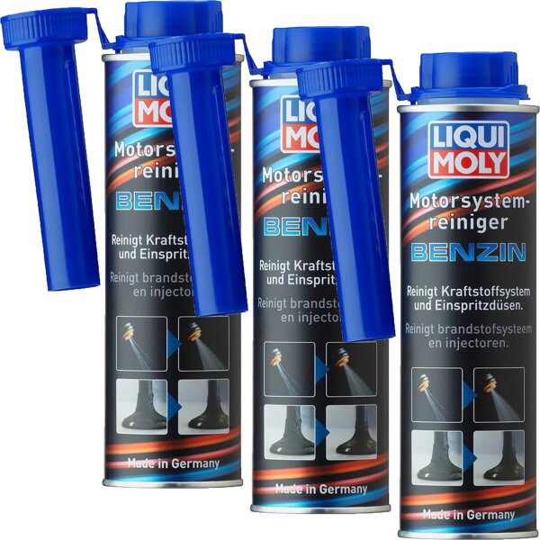 3x LIQUI MOLY Motor System Reiniger, 300 ml