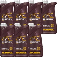 7x MANNOL 5W-30 ENERGY, 1 L