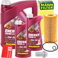 Mann-Filter Ölfilter + MANNOL Energy Combi LL 5W-30...