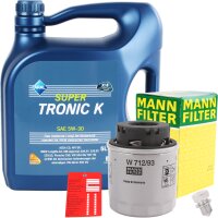 MANN-FILTER Ölfilter + ARAL Super Tronic K...