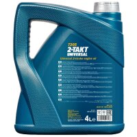 4x MANNOL 2-Takt Universal Motorradöl API TC, 4L