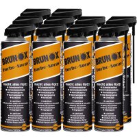 10x BRUNOX Turbo-Spray Multifunktionsöl, 500 ml