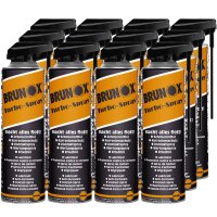 12x BRUNOX Turbo-Spray Multifunktionsöl, 500 ml