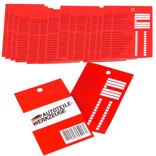 TECPO - Autoteile-Werkzeuge Ölzettelanhänger, 10-teilig
