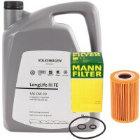 MANN-FILTER Ölfilter + VAG Original 0W-30...