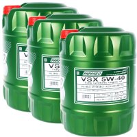3x FANFARO VSX 5W-40, 20L