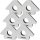 6x TECPO Magnet Schweißwinkel 34 kg 75 lbs