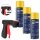 3x400ml MANNOL Lithium Spray + Sprühpistole
