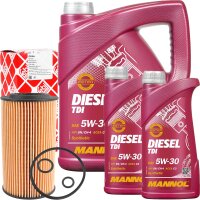 FEBI BILSTEIN Ölfilter + MANNOL Diesel TDI 5W-30...