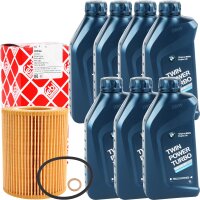 FEBI BILSTEIN Ölfilter + 7x1 Liter Original BMW...
