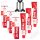 3x ELRING Dichtmasse Dichtstoff Dirko HT, rot, 70 ml