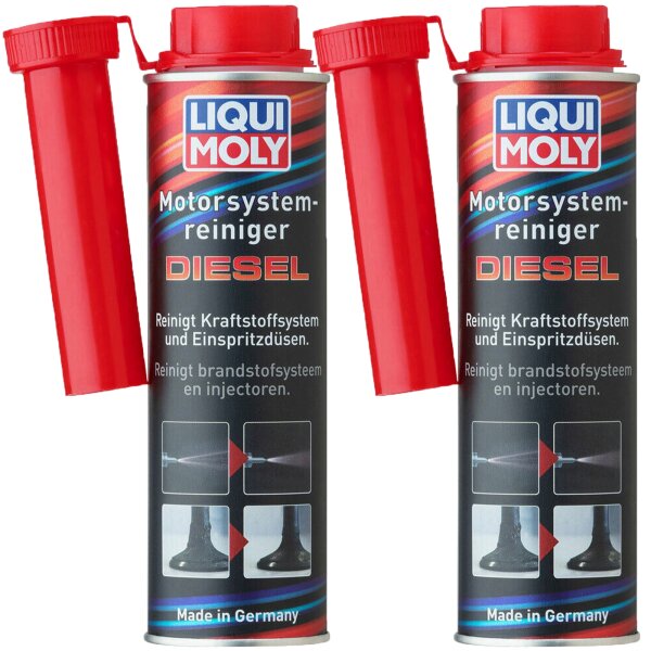 2x LIQUI MOLY Motor-System-Reiniger Diesel, 300 ml