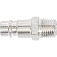 BGS Druckluft-Stecknippel | 6,3 mm (1/4") Außengewinde