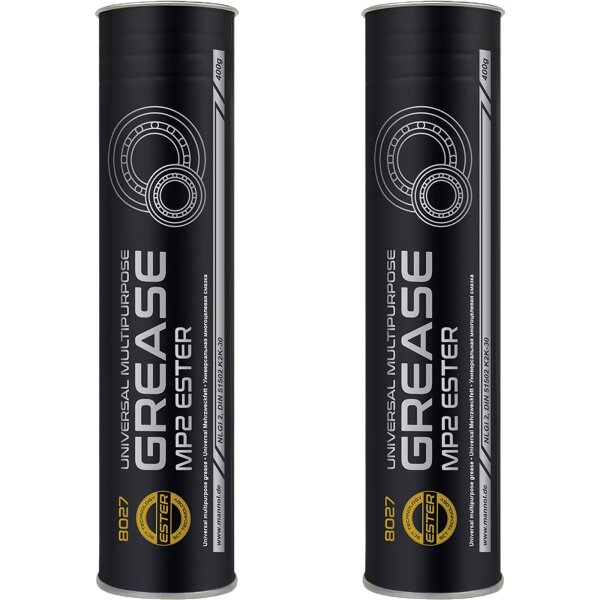 2x MANNOL Mehrzweckfett Universal Grease MP2, 400g