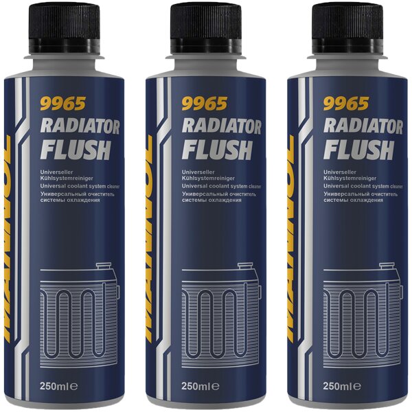 3x MANNOL Radiator Flush, 250mL