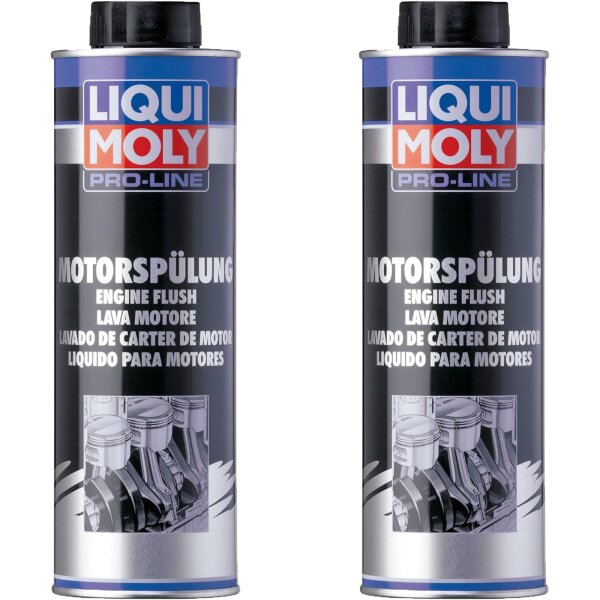 2x LIQUI MOLY 2427 Pro-Line Motorspülung, 500 ml