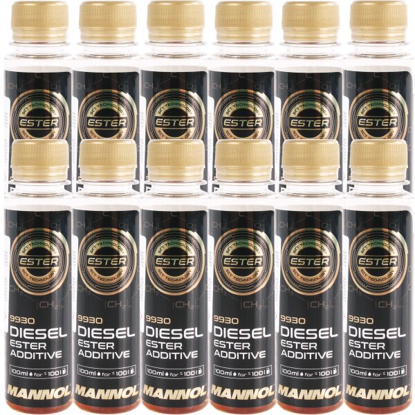 12x MANNOL 9930 Diesel Ester Additive, 100mL