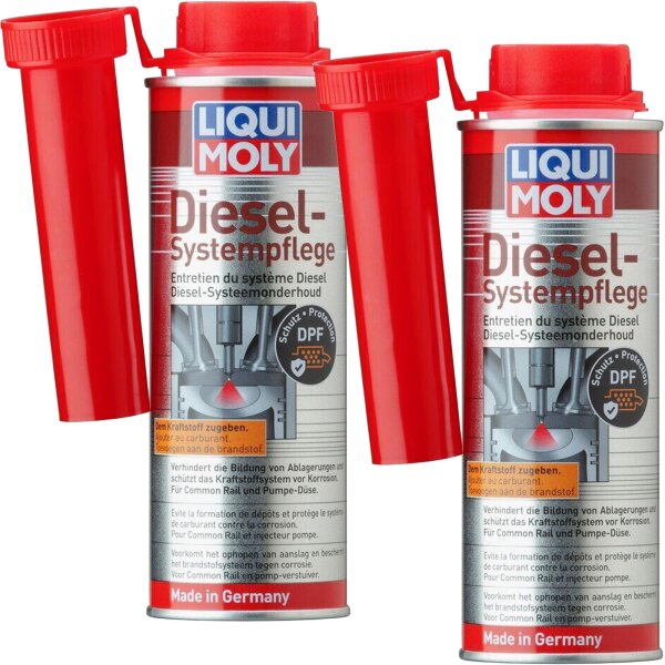 2x LIQUI MOLY Systempflege Diesel, 250 ml
