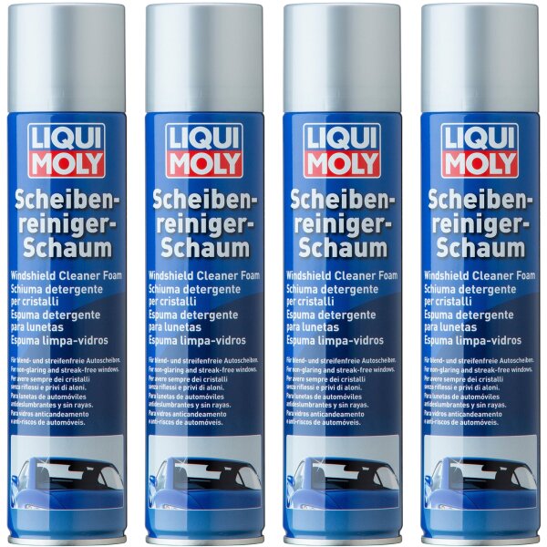 4x LIQUI MOLY Scheiben-Reiniger-Schaum, 300 ml