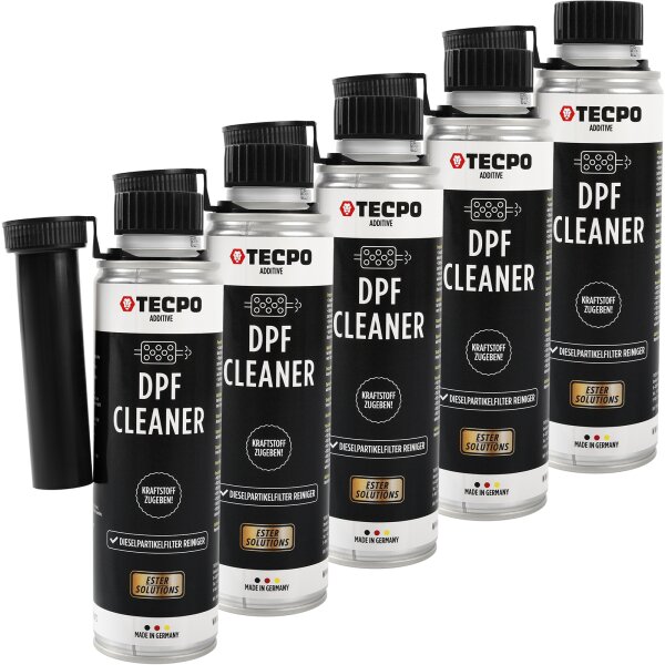 5x 300 ml TECPO DPF Reiniger ESTER
