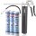 TECPO Einhand-Fettpresse + Panzerschlauch + LIQUI MOLY Mehrzweckfett, 3x400 g