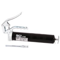 BGS Einhand-Fettpresse + Panzerschlauch + LIQUI MOLY Mehrzweckfett, 2x400 g
