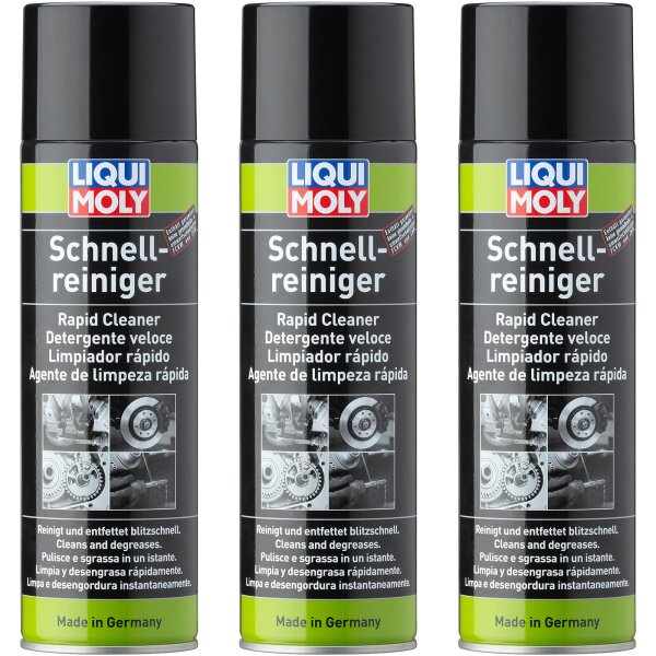 3x LIQUI MOLY 3318 Schnellreiniger (Spray), 500 ml