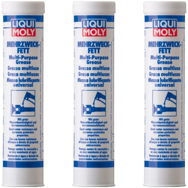 3x LIQUI MOLY Mehrzweckfett, 400g