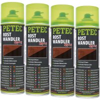 4x PETEC Rostwandler Spray, 500 ml