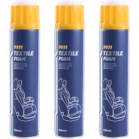 3x MANNOL 9931 Textile Foam, 650 ml