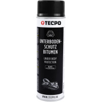 12x TECPO Unterbodenschutz Bitumen schwarz, 500 ml