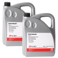 2x FEBI BILSTEIN Automatikgetriebeöl, Farbe gelb, 5 Liter