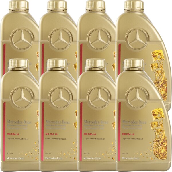 8x OE MB Automatikgetriebeöl MB 236.14, 1L