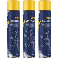 3x MANNOL Unterbodenschutz schwarz Spraydose, 650 ml