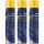 3x MANNOL Unterbodenschutz schwarz Spraydose, 650 ml