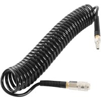 TECPO Ausblaspistolen-Satz, 3-tlg + Druckluft Spiralschlauch 6 m + Adapter