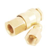 TECPO Ausblaspistolen-Satz, 3-tlg + Druckluft Spiralschlauch 6 m + Adapter