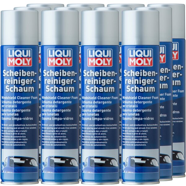 12x LIQUI MOLY Scheiben-Reiniger-Schaum, 300 ml
