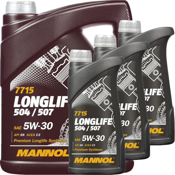 MANNOL Longlife 504 / 507 5W-30, 8 Liter