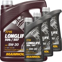 MANNOL Longlife 504 / 507 5W-30, 8 Liter