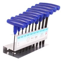 BGS DIY Zoll Stiftschlüssel Satz für Inbus Schrauben, 10-teilig