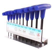 BGS DIY Zoll Stiftschlüssel Satz für Inbus Schrauben, 10-teilig