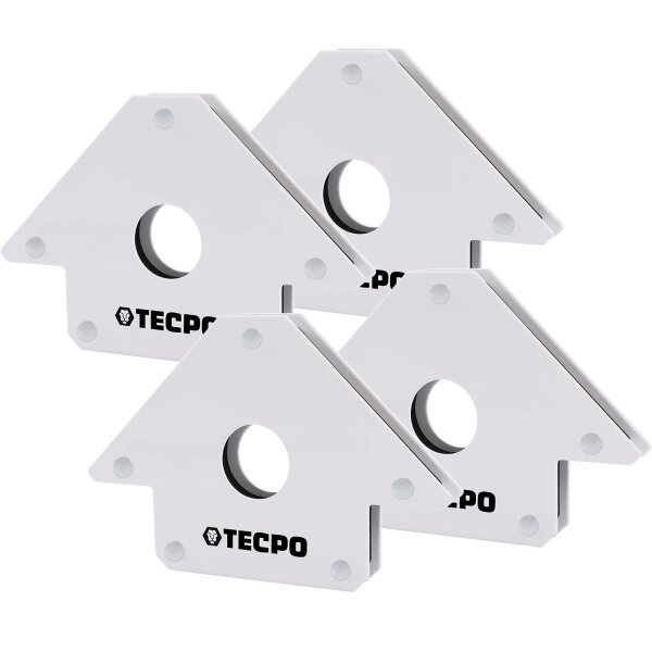 4x TECPO Magnet Schweißwinkel 22.6 kg 50 lbs