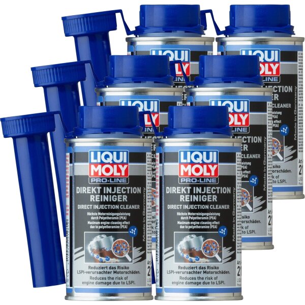 6x LIQUI MOLY Pro-Line Injection Reiniger, 120 ml