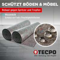 2x TECPO Malervlies | 50m Lang | 1m Breit | 200g/m²